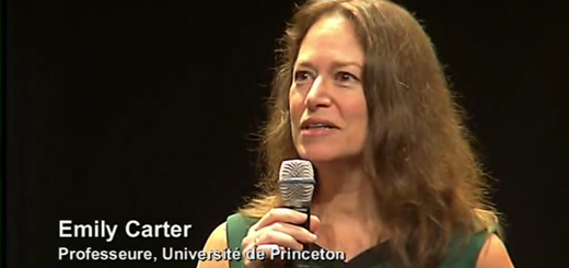 Emily Carter speaks at Ecole Polytechnique Federale de Lausanne.